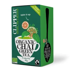 CLIPPER VIHREÄ TEE 20PS CHAI LUOMU 40 G