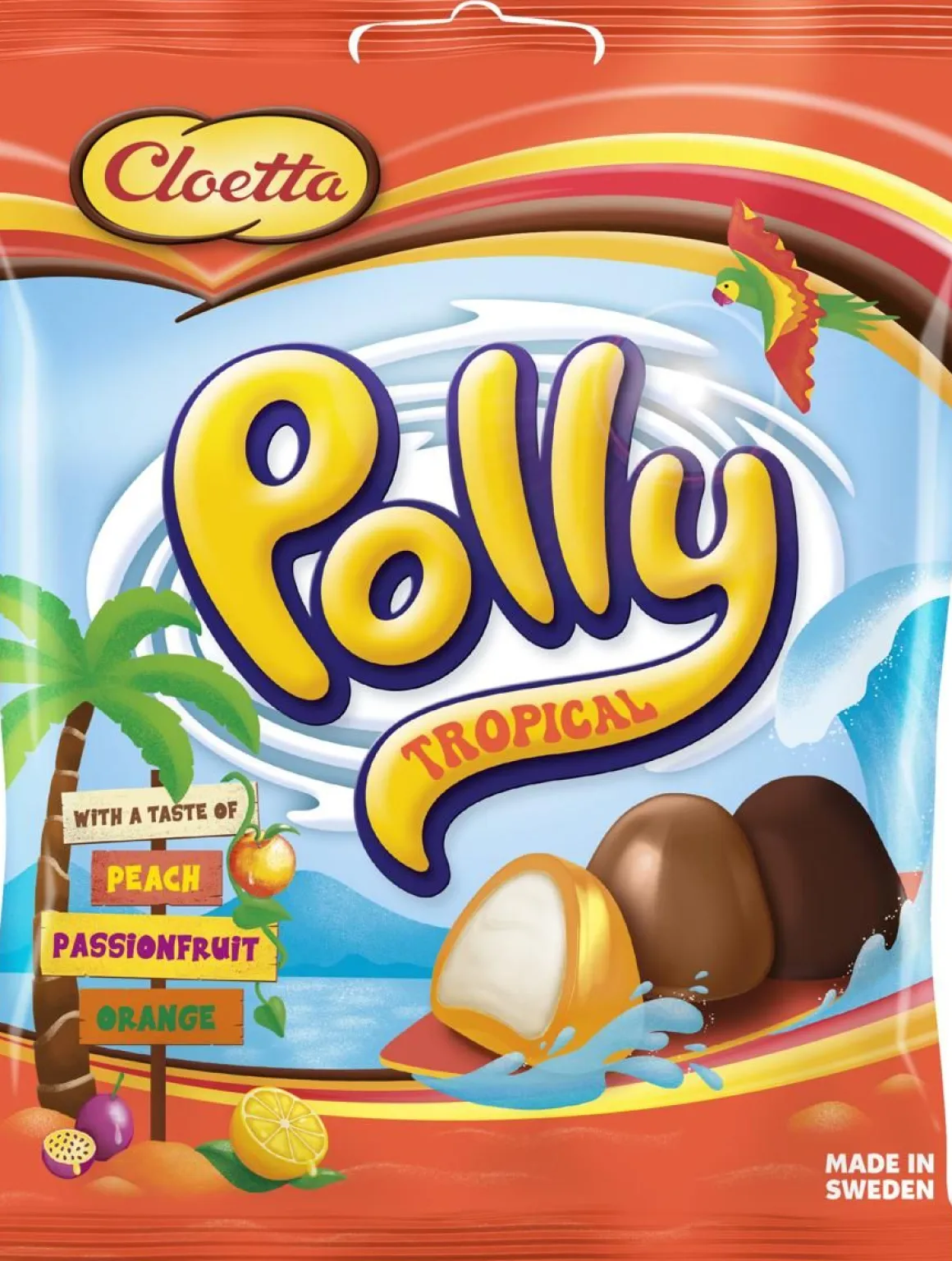 CLOETTA POLLY TROPICAL MAKEISSEKOITUS 180 G