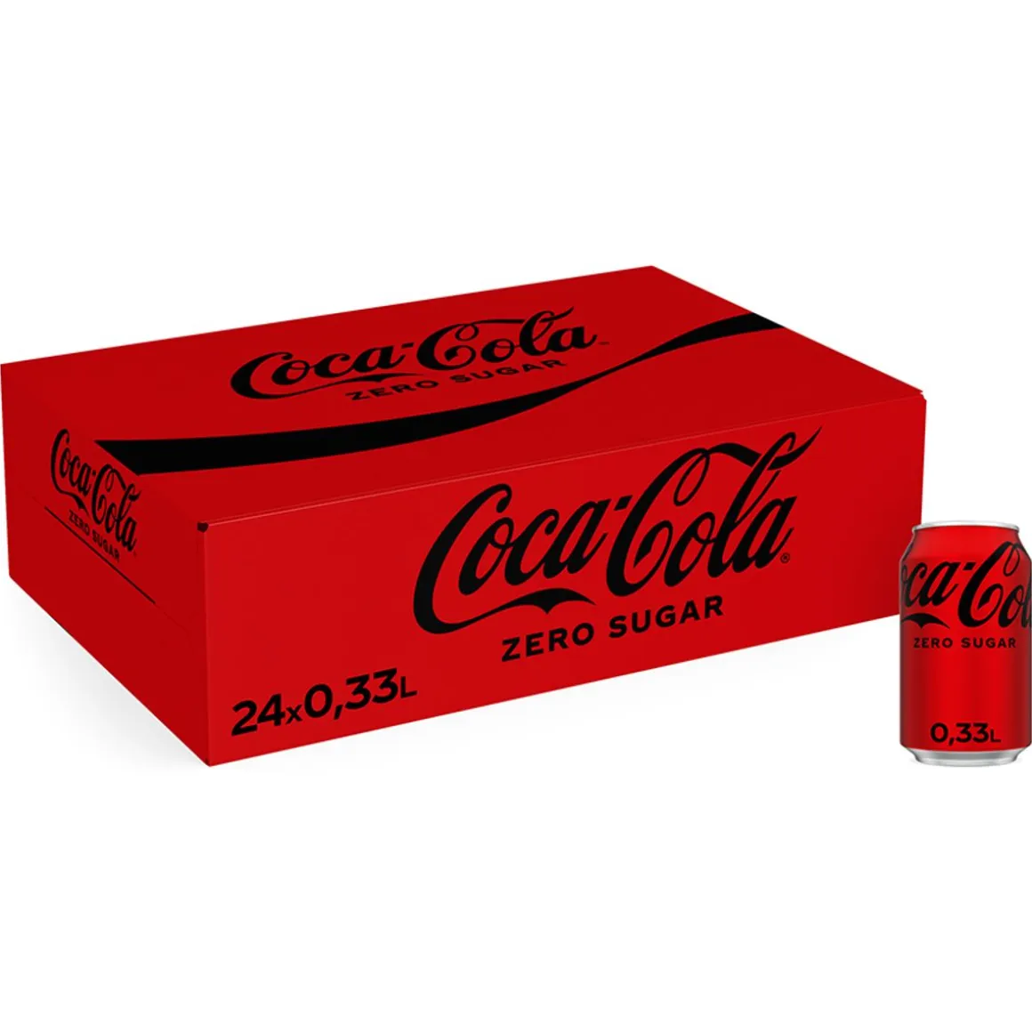 COCA-COLA ZERO 0,33 TLK 24-PACK 7,92 L