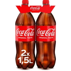 COCA-COLA 1,5 KMP 2-PACK 3 L