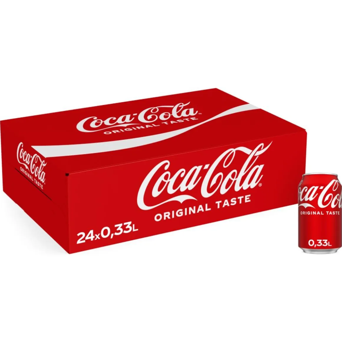 COCA-COLA ORIGINAL TASTE 0,33 TLK 24-PACK 7,92 L