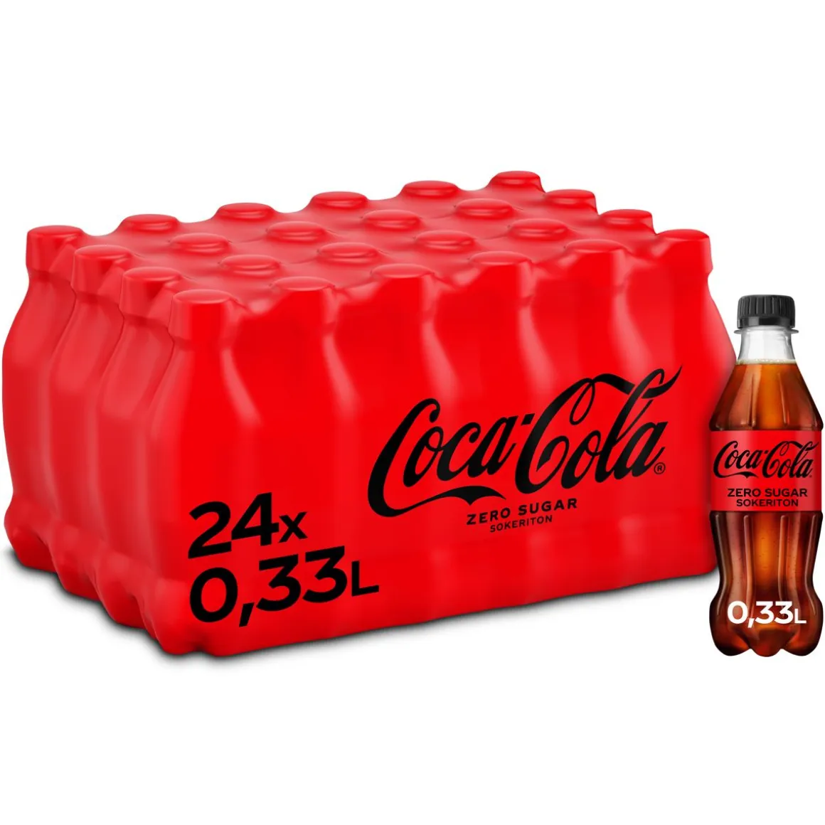 COCA-COLA ZERO 0,33 KMP 24-PACK 7,92 L