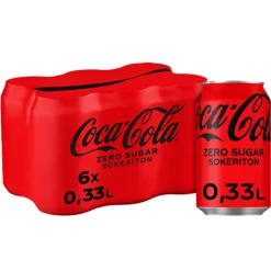 COCA-COLA ZERO 0,33 TLK 6-PACK