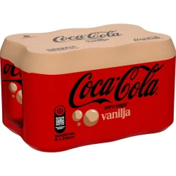 COCA-COLA ZERO VANILJA 0,33 TLK 6-PACK 1,98 L