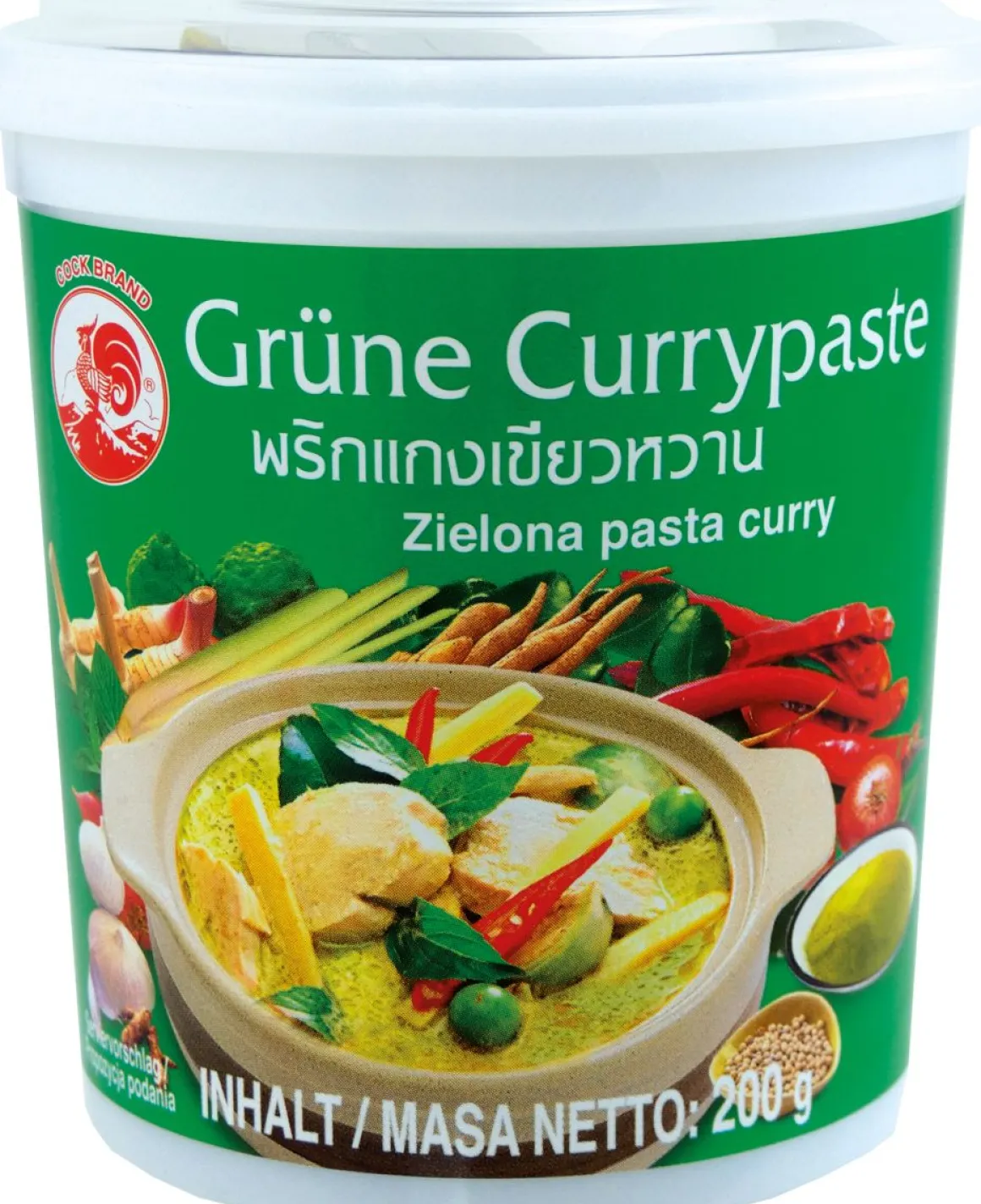 COCK CURRYPASTE GREEN 200 G