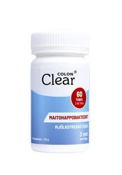 COLON CLEAR MAITOHAPPOBAKTEERIT 60 KPL