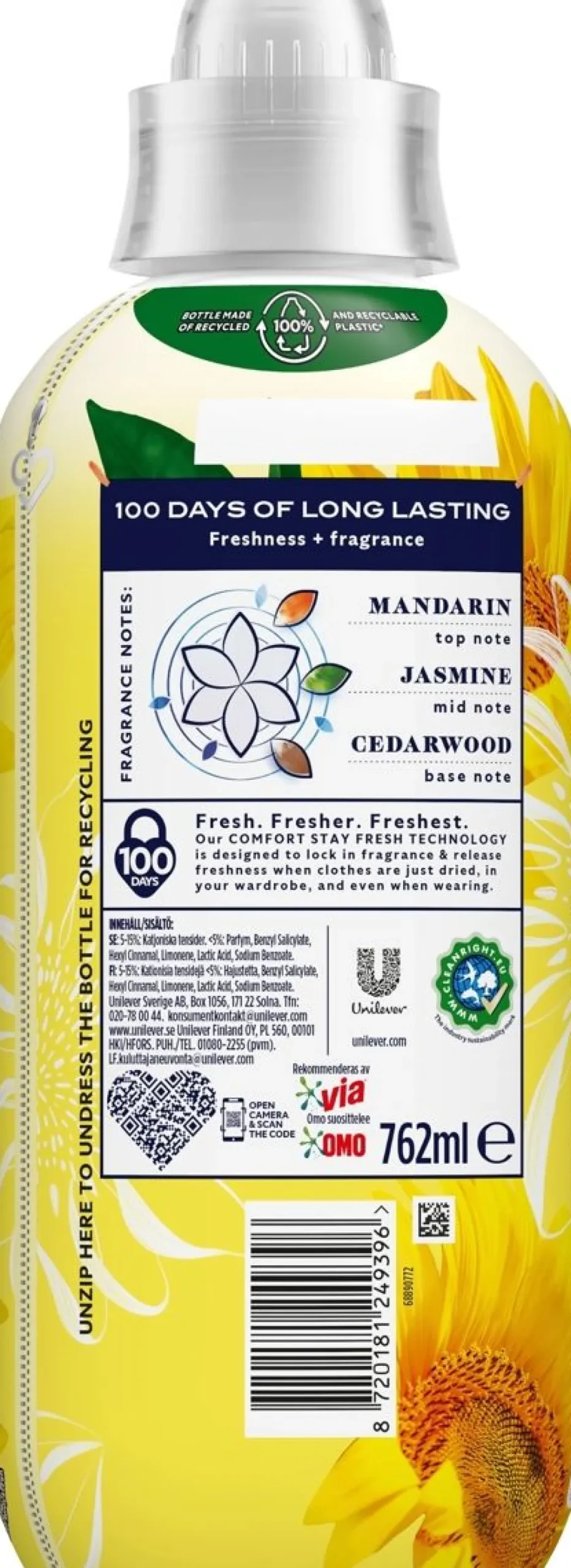 COMFORT HUUHTELUAINE SUNFRESH 762 ML