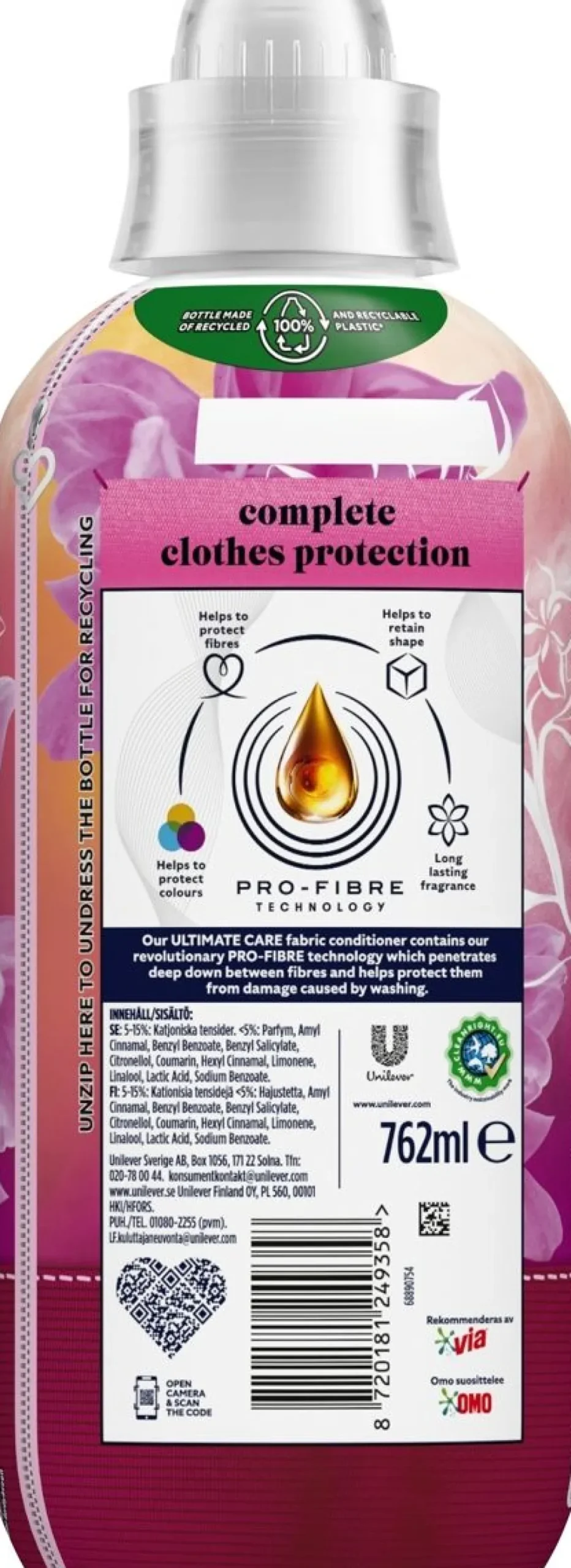 COMFORT ULTIMATE CARE HUUHTELUAINE HONEYSUCKLE&SANDALWOOD 762 ML