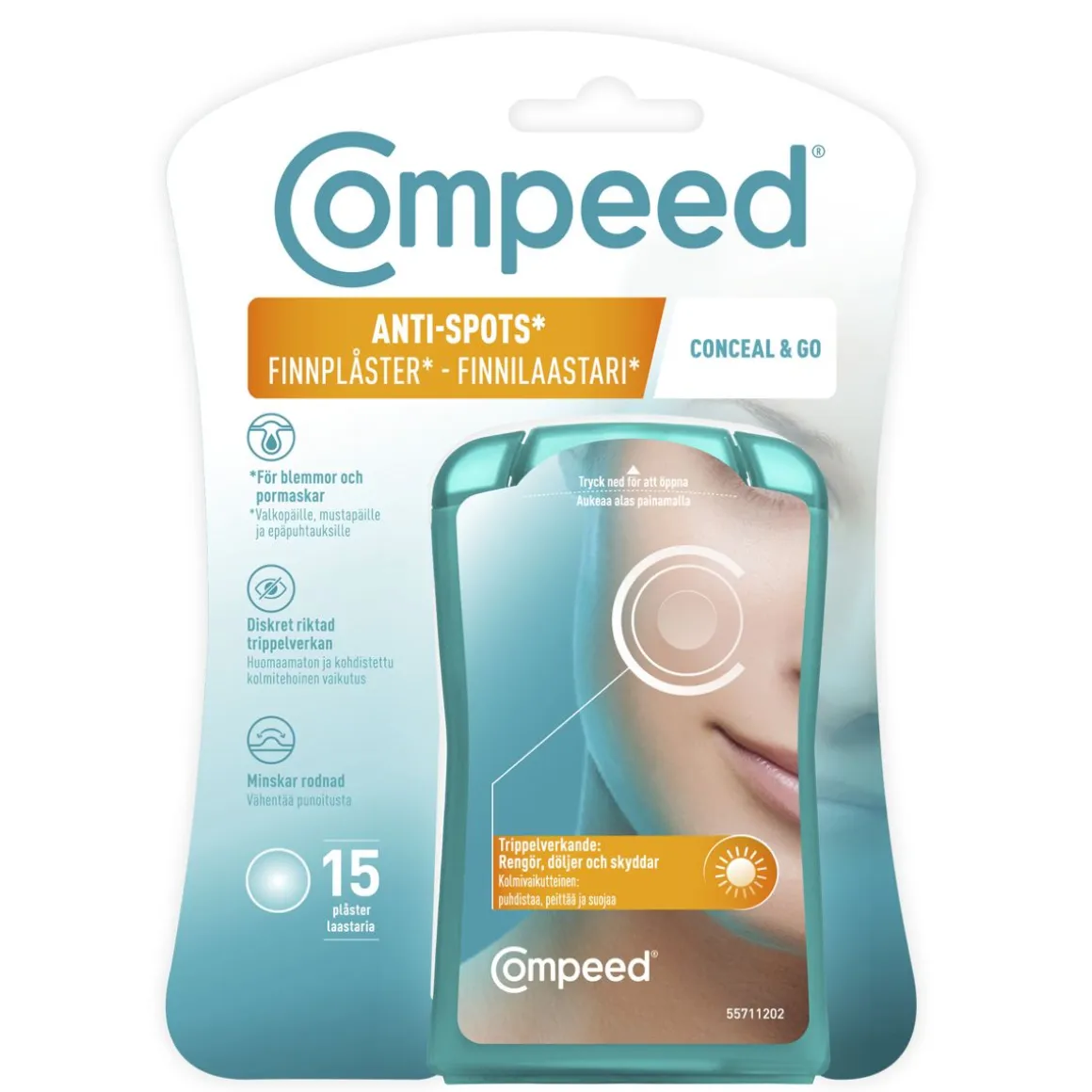 COMPEED ANTI-SPOTS CONCEAL & GO 15 KPL