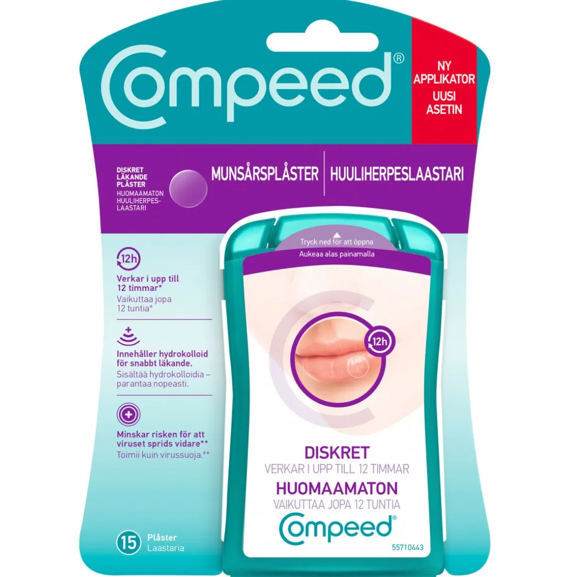 COMPEED HUULIHERPESLAASTARI 15 KPL