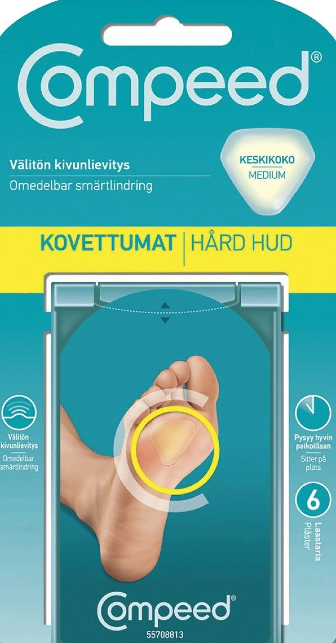 COMPEED KOVETTUMAT LAASTARI 6 KPL