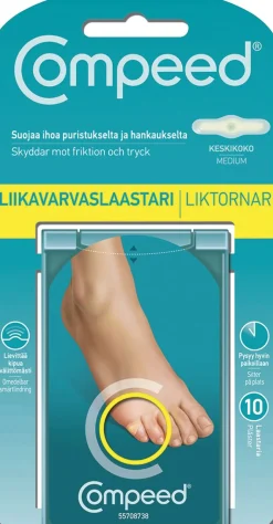 COMPEED LIIKAVARVASLAASTARI MEDIUM 10 KPL