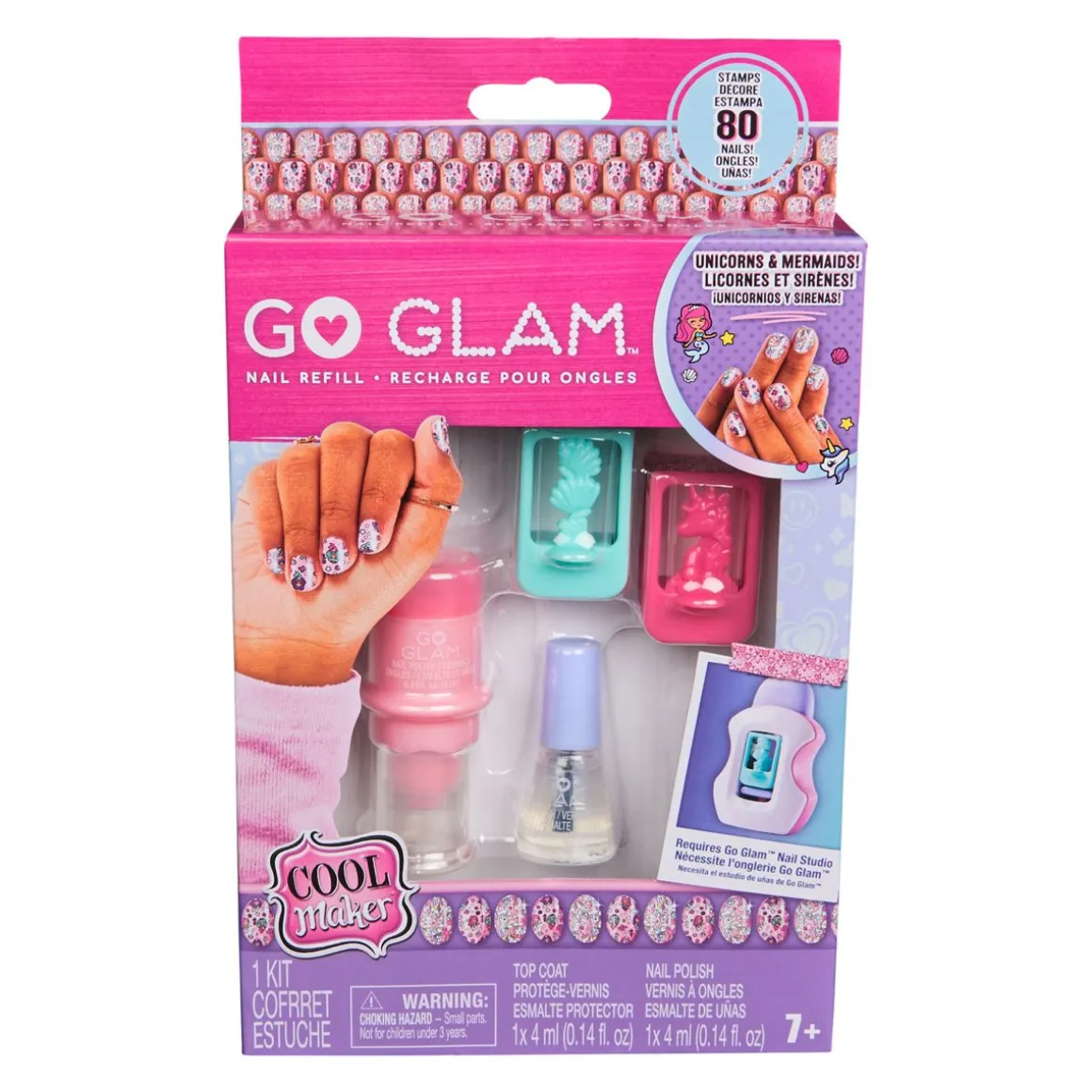 COOL MAKER GO GLAM MANI-MASK KYNSISTUDIO TÄYTTÖ