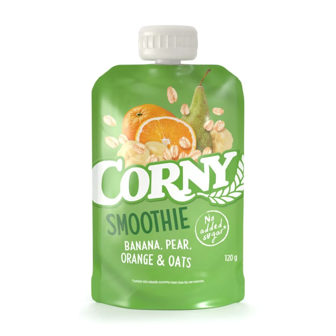 CORNY SMOOTHIE BANAANI, PÄÄRYNÄ, APPELSIINI & KAURA 120 G