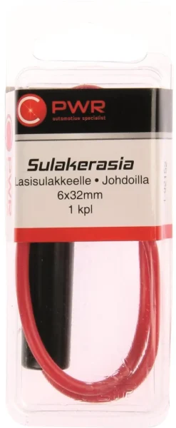 C-PWR SULAKERASIA LASISULAKKEET 6X32MM (JOHDOILLA) 1KPL