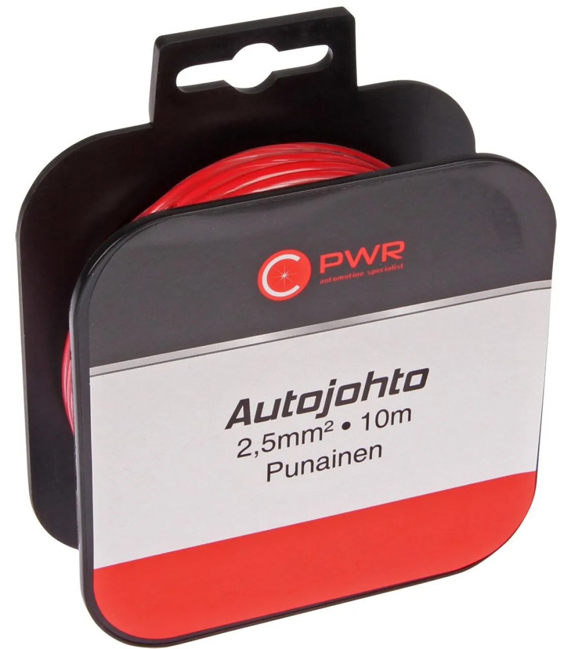 C-PWR AUTOJOHTO 2,5MM2 PUNAINEN 10M
