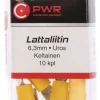 C-PWR LATTALIITIN 6,3MM UROS KELTAINEN 10KPL