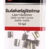 C-PWR SULAKELAJITELMA LASI 6 X 32MM, 10KPL