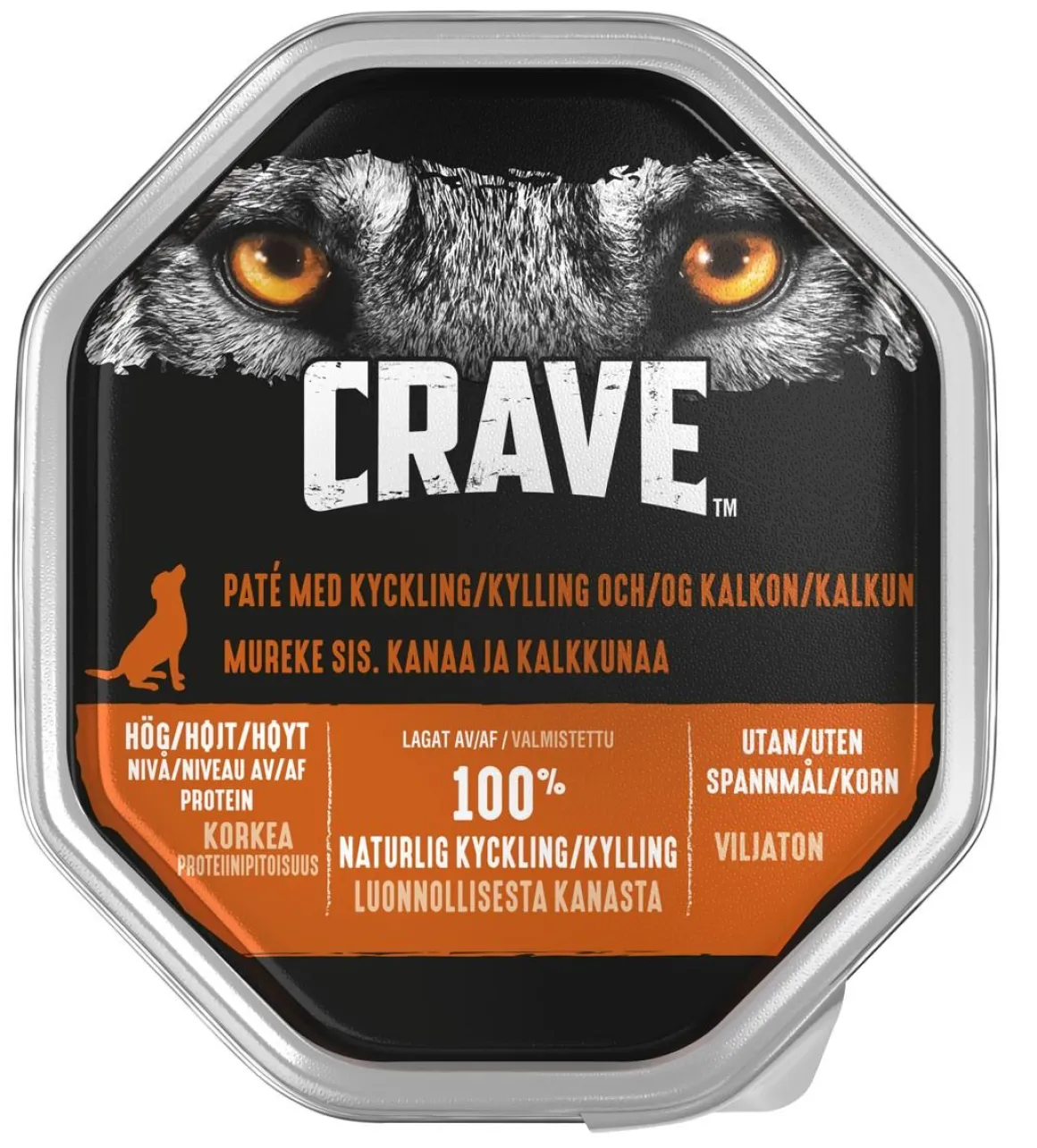 CRAVE KOIRAN ANNOSATERIA KANA-KALKKUNA 150 G