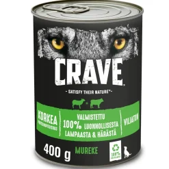 CRAVE KOIRAN MUREKE ADULT LAMMAS & HÄRKÄ 400 G