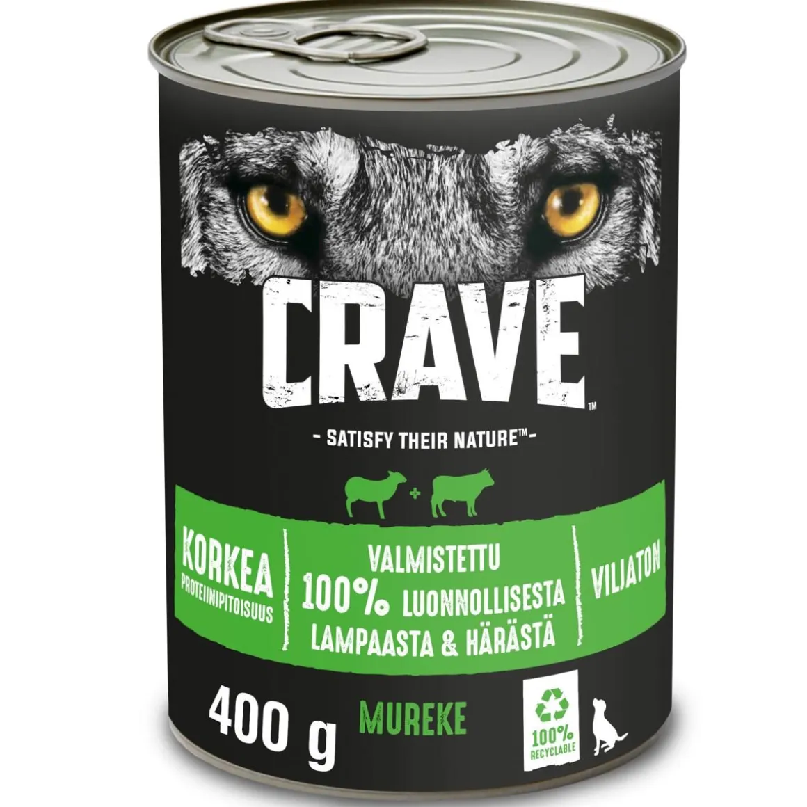 CRAVE KOIRAN MUREKE ADULT LAMMAS & HÄRKÄ 400 G