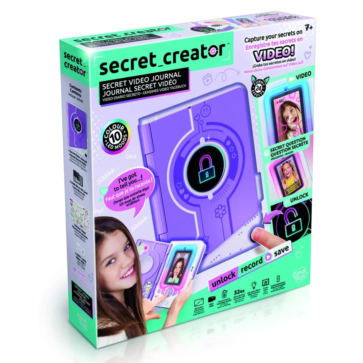 CREATOR SECRET JOURNAL VIDEOPÄIVÄKIRJA