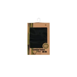 CROSSBOW MIESTEN BOKSERIT BAMBU 2-PACK L MUSTA