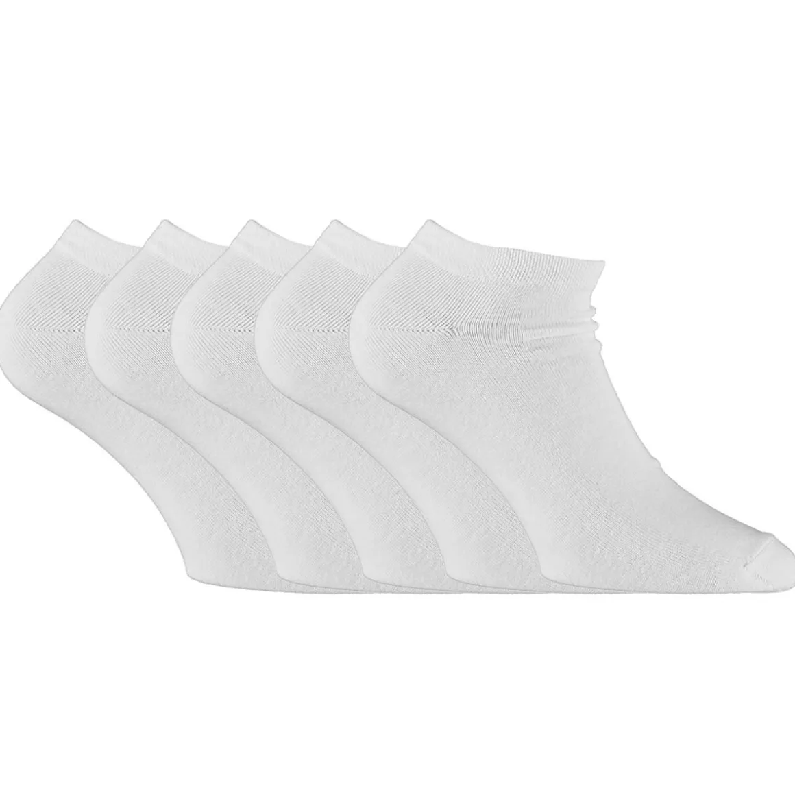 CROSSBOW NAISTEN 5-PACK SNEAKERS, VALKOINEN