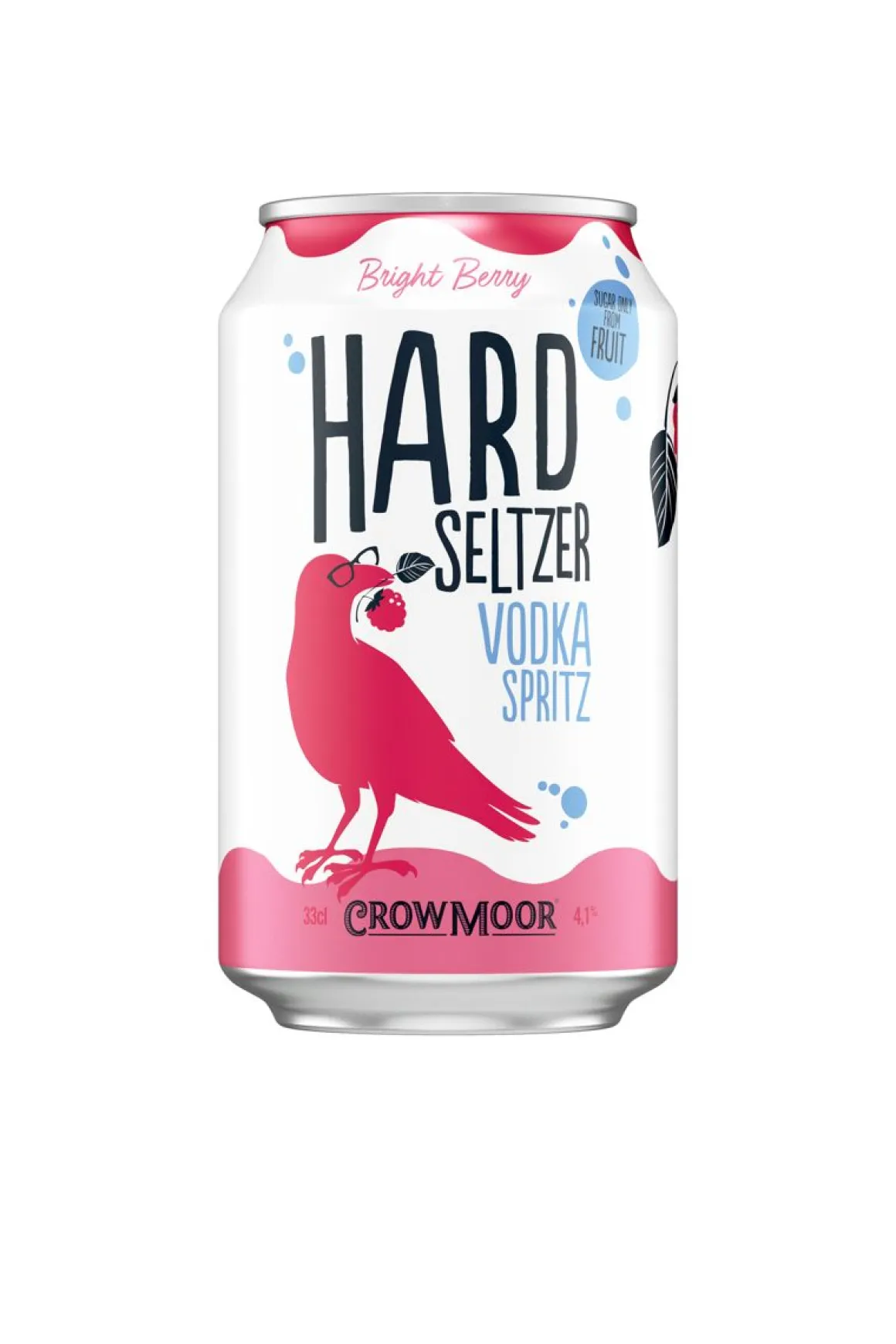 CROWMOOR VODKA SPRITZ 4,1% BRIGHT BERRY TLK 330 ML