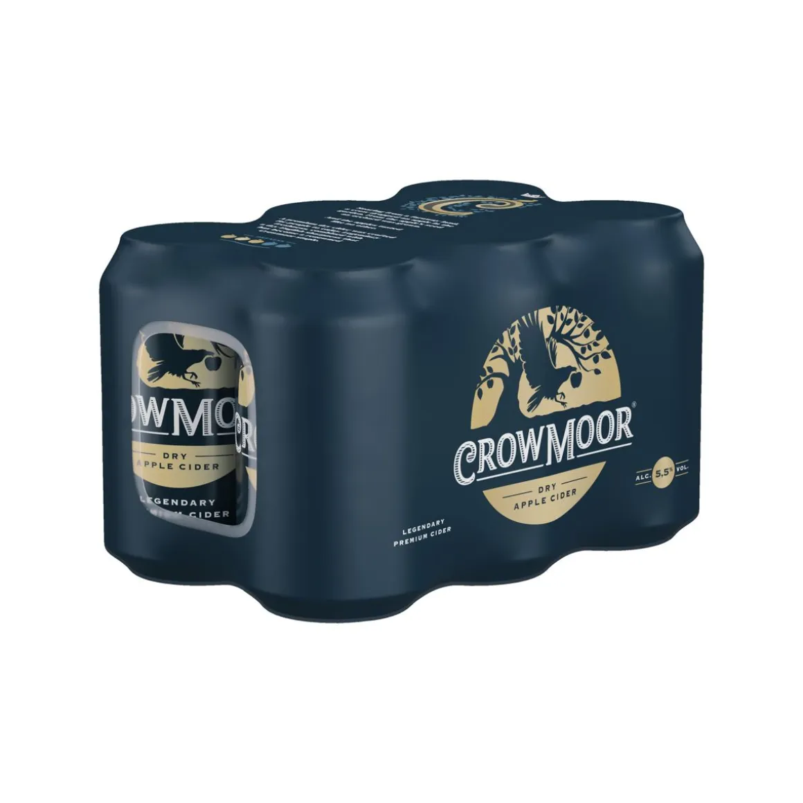 CROWMOOR 5,5% DRY APPLE 0,33 TLK 6-PACK 1,98 L
