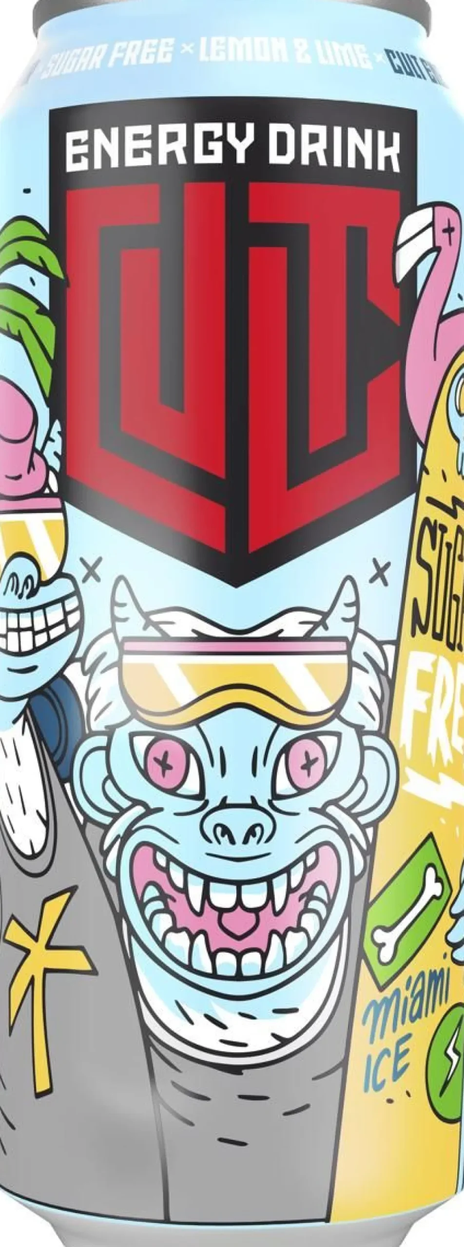 CULT ENERGIAJUOMA MIAMI ICE SUGAR FREE TLK 500 ML