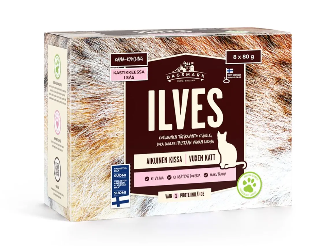 DAGSMARK ILVES KISSAN ANNOSATERIA KANAA KASTIKKEESSA VILJATON 8 640 G