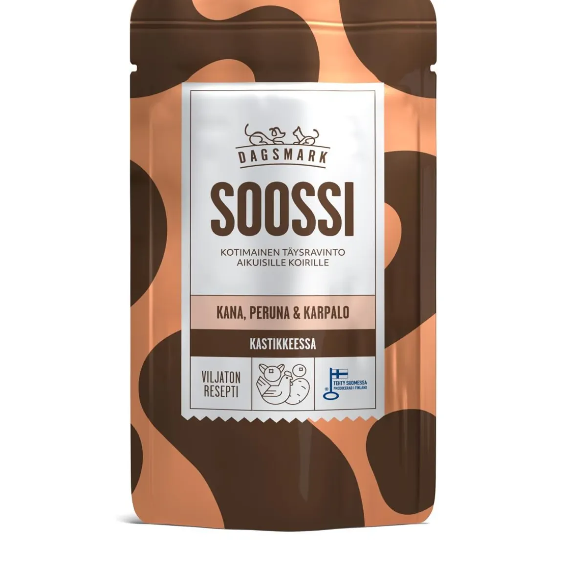 DAGSMARK KOIRAN ANNOSATERIA SOOSSI ADULT KANA-PERUNA-KARPALO KA 120 G