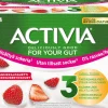 DANONE ACTIVIA MANSIKKA EI LISÄTTYÄ SOKERIA 0% RASVAA 4*125G 5