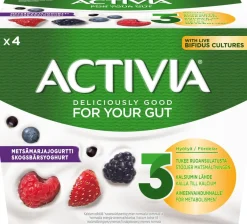 DANONE ACTIVIA METSÄMARJA 4*125G 500 G
