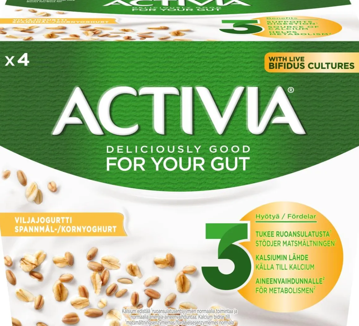DANONE ACTIVIA VILJA 4*125G 500 G