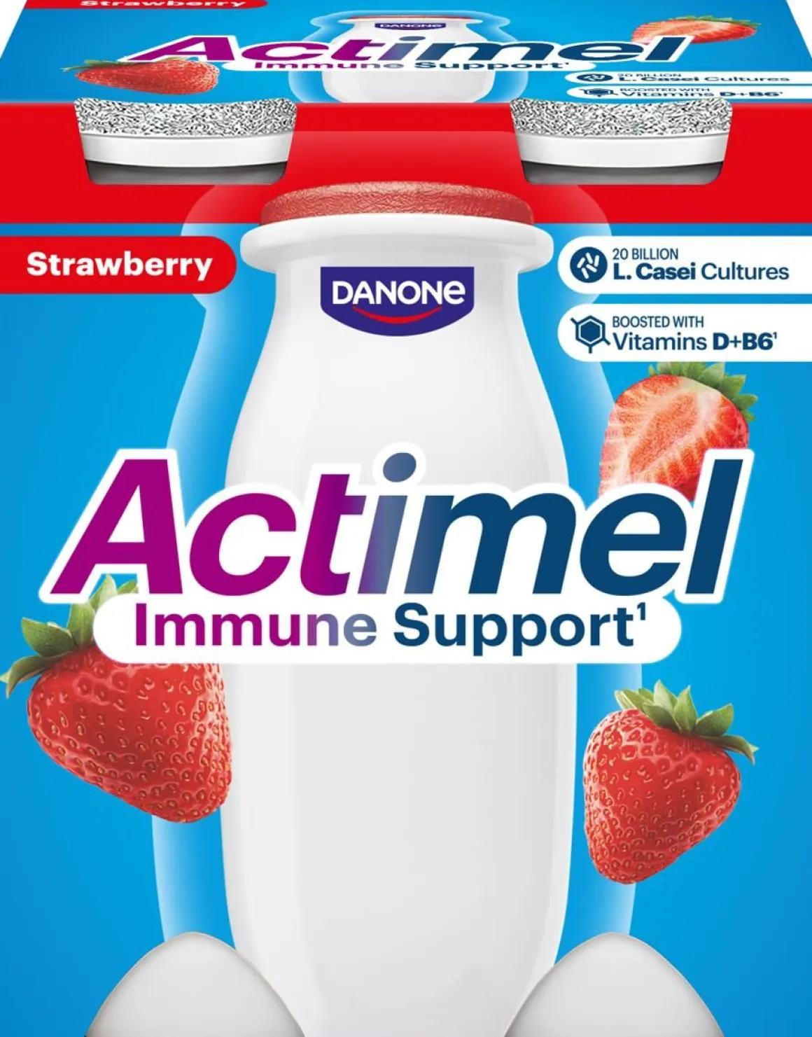 DANONE ACTIMEL MANSIKKA 4*100G 400 G