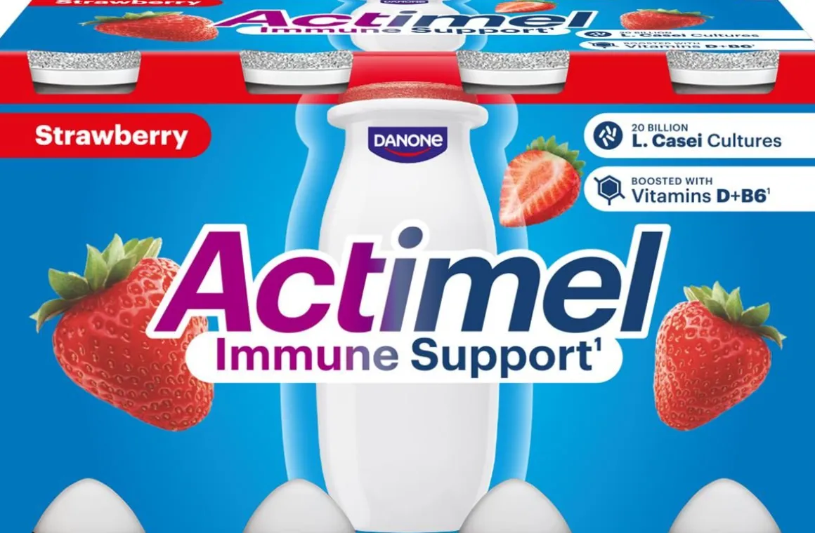 DANONE ACTIMEL MANSIKKA 8*100G 800 G