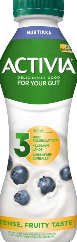 DANONE ACTIVIA JUOTAVA JOGURTTI MUSTIKKA 300 G