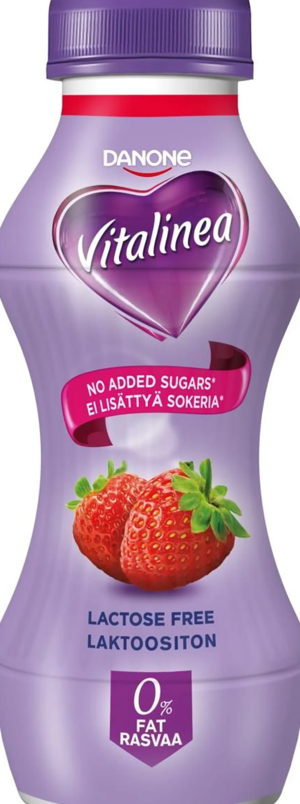DANONE VITALINEA 0% JOGURTTIJUOMA MANSIKKA LAKTON 290 G