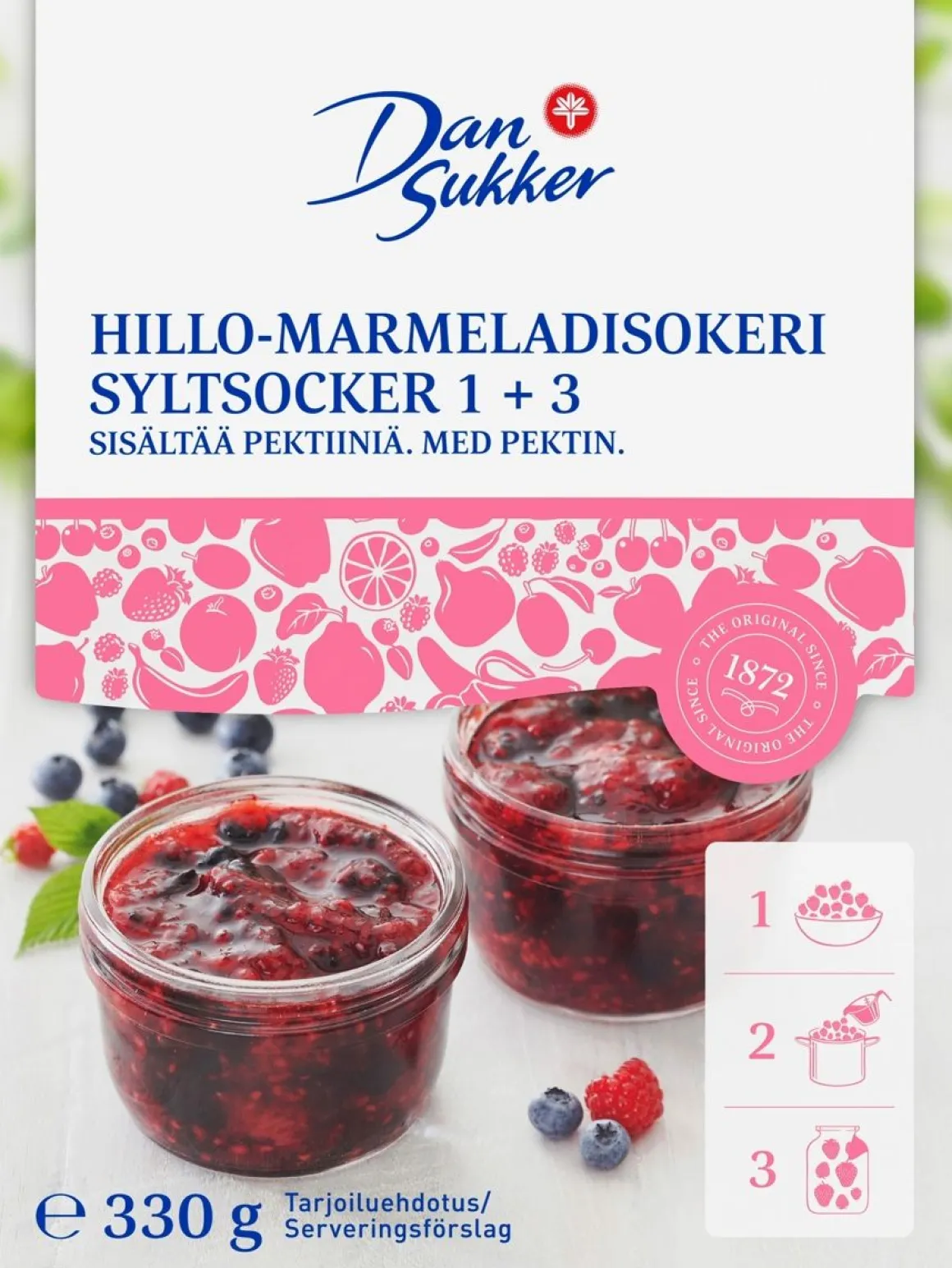 DANSUKKER HILLO-MARMELADISOKERI 330 G