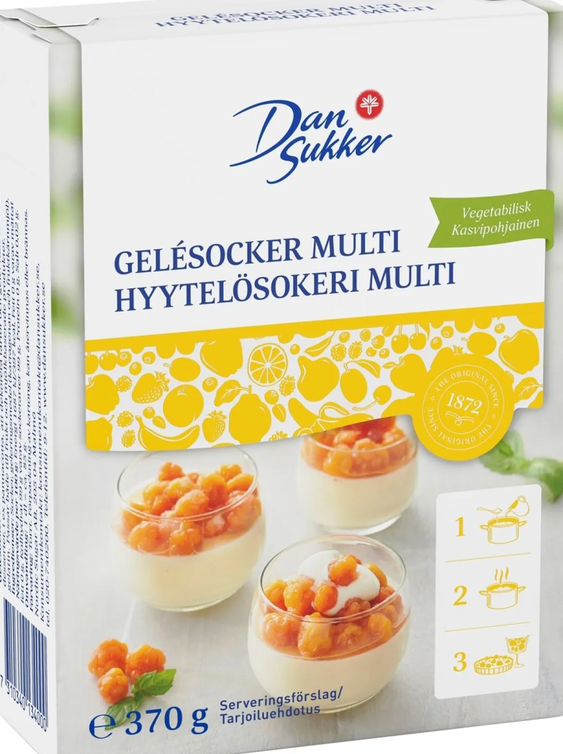 DANSUKKER HYYTELÖSOKERI MULTI 370 G