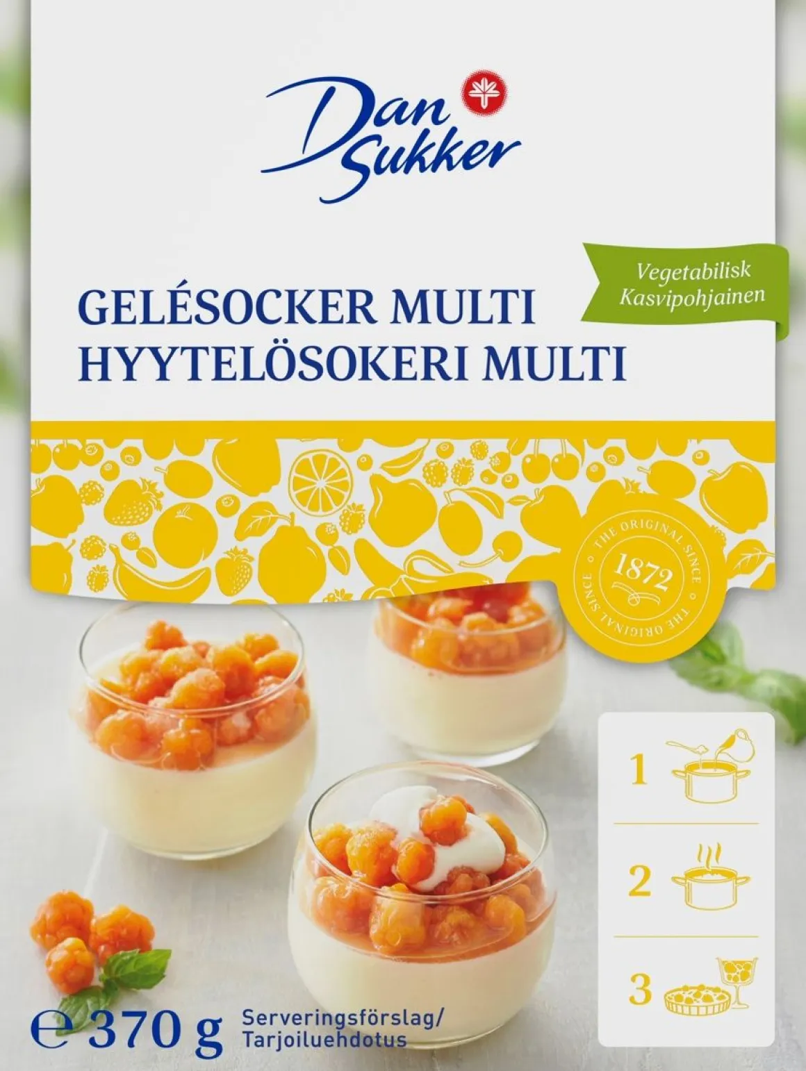 DANSUKKER HYYTELÖSOKERI MULTI 370 G