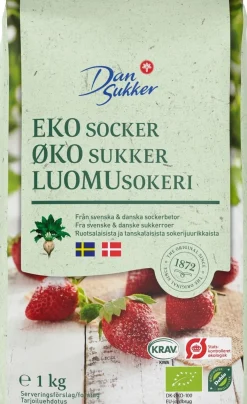 DANSUKKER SOKERI LUOMU 1 KG