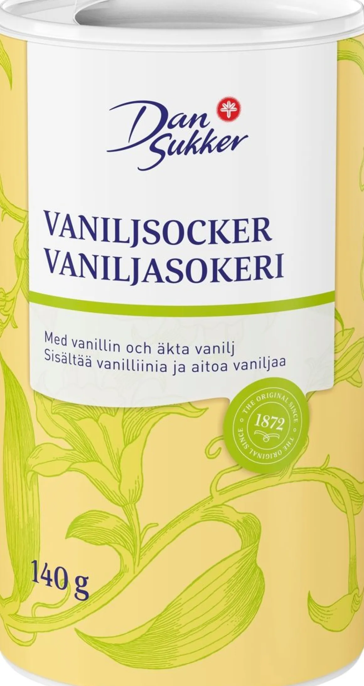 DANSUKKER VANILJASOKERI 140 G