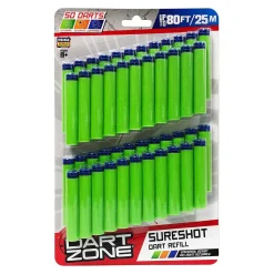 DART ZONE VAAHTOMUOVIAMMUS TÄYTTÖPAKKAUS 50 KPL