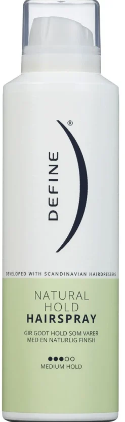 DEFINE HIUSKIINNE NATURAL HOLD 200 ML