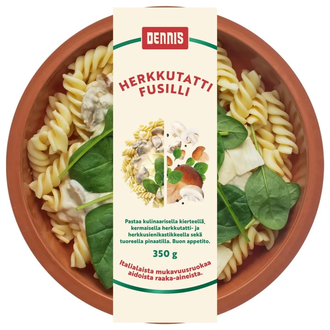 DENNIS HERKKUTATTI FUSILLI 350 G