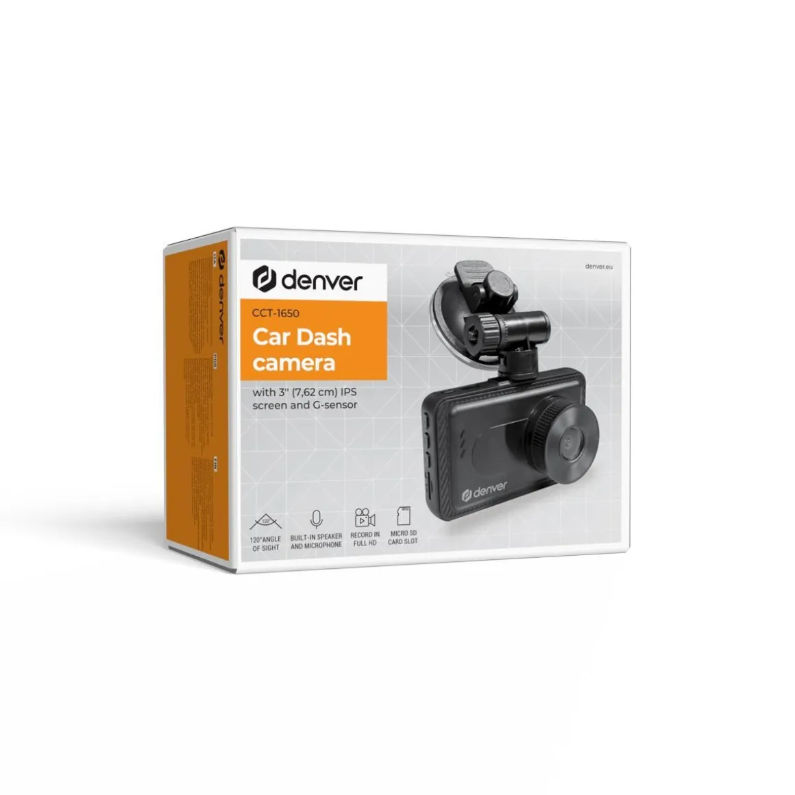 DENVER CCT-1650 AUTOKAMERA 3" NÄYTTÖ