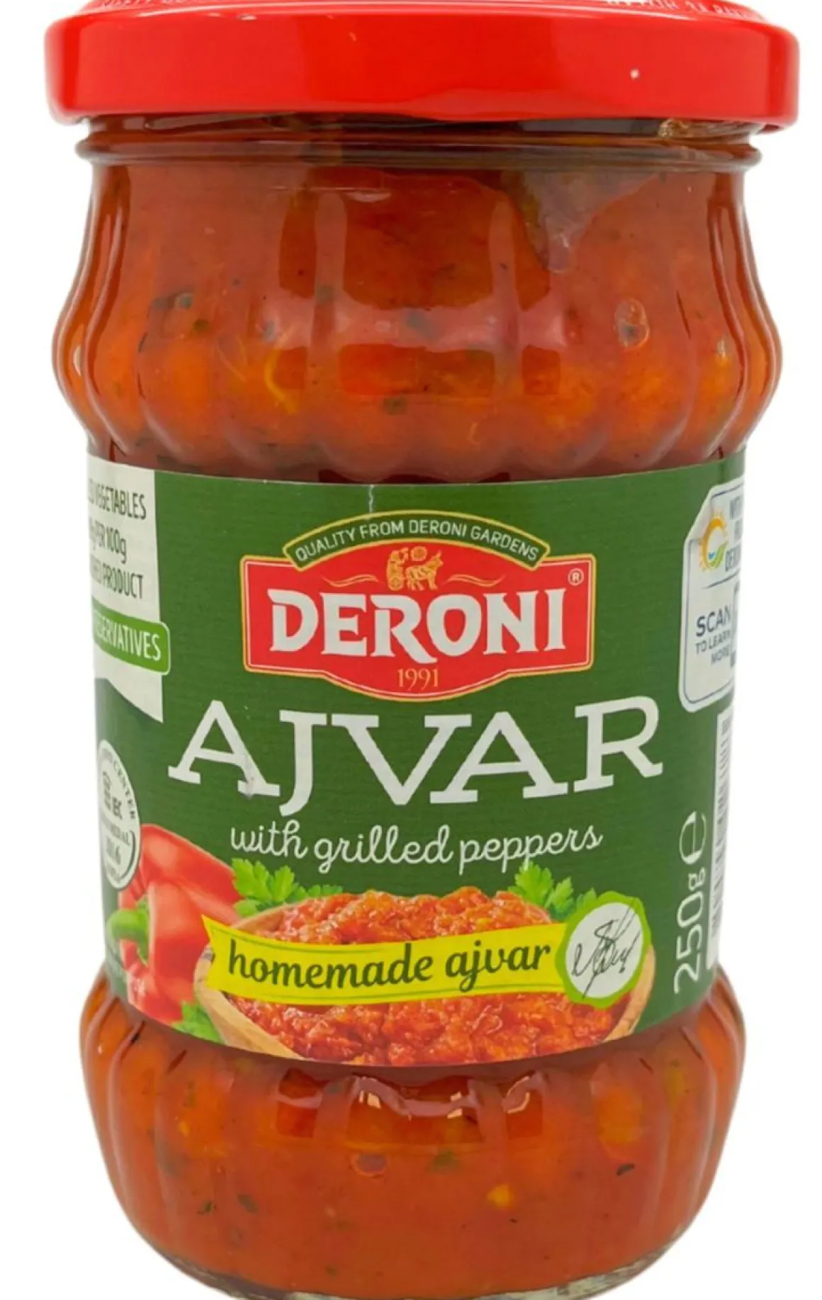 DERONI PAPRIKA-MUNAKOISOTAHNA AJVAR 250 G